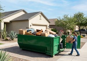 10 Yard Dumpster Rental for Home Cleanouts in Scottsdale